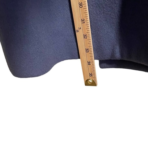 ETCH Wool Blend Blue Heavy Winter Pea Coat - Picture 14 of 16